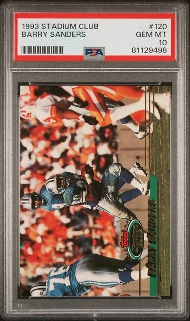 1993 Stadium Club Barry Sanders #120 card image