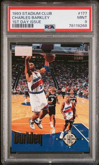 1993 Stadium Club Charles Barkley 1st Day Issue #177 card image