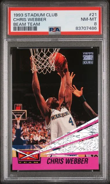 1993 Stadium Club Chris Webber Beam Team #21 card image