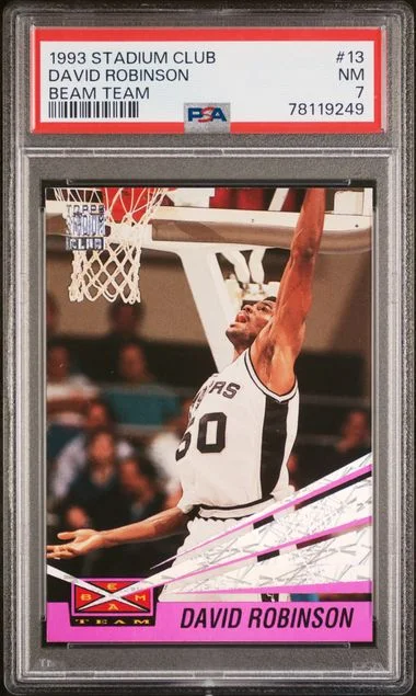 1993 Stadium Club David Robinson Beam Team #13 card image
