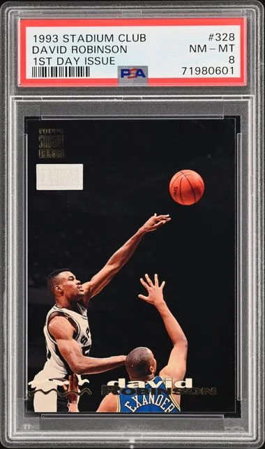 1993 Stadium Club David Robinson 1St Day Issue #328 card image