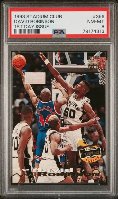 1993 Stadium Club David Robinson 1st Day Issue #356 card image