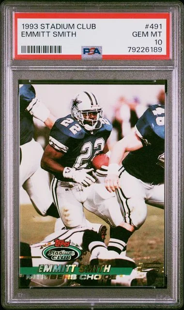1993 Stadium Club Emmitt Smith #491 card image