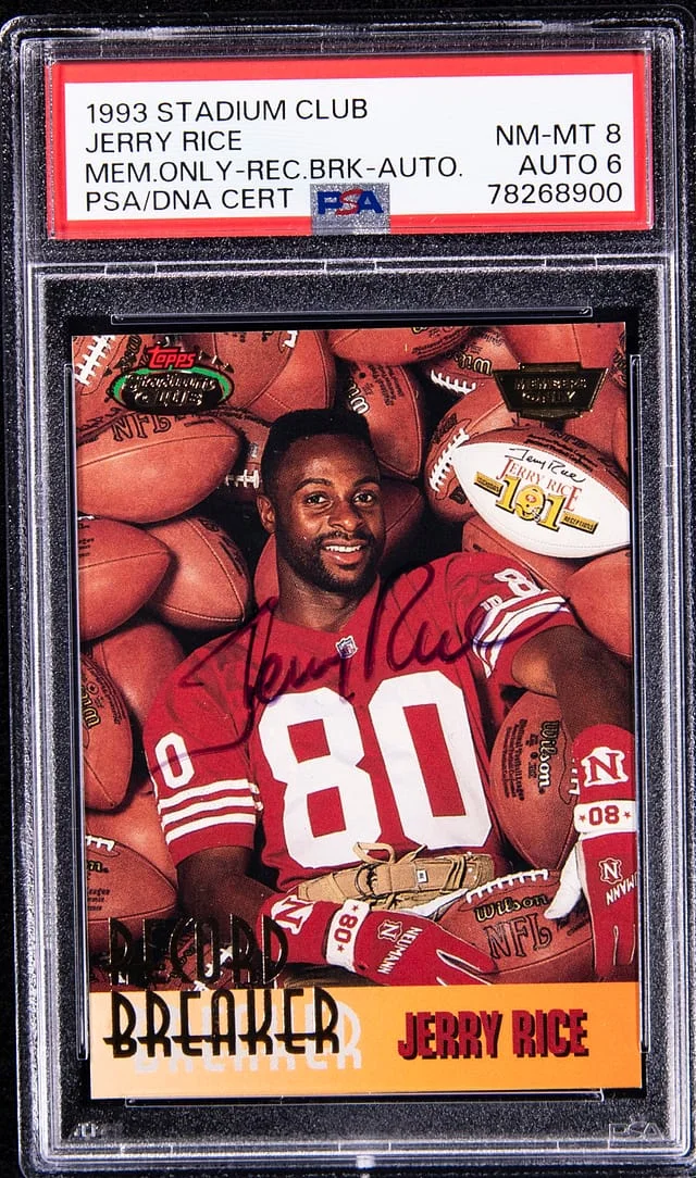 1993 Stadium Club Members Only - Record Breaking #no-number card image