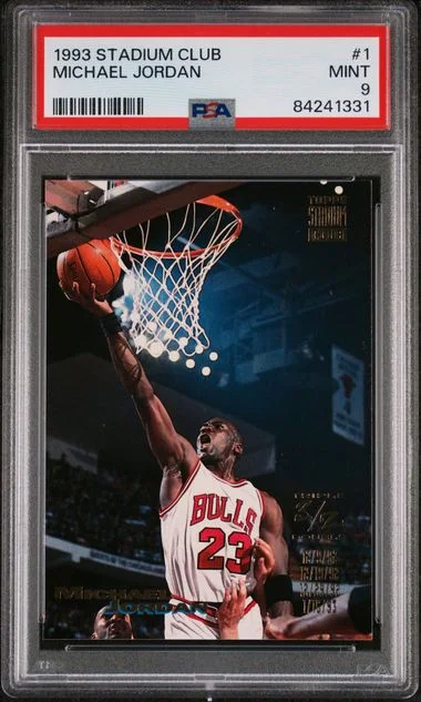 1993 Stadium Club Michael Jordan #1 card image
