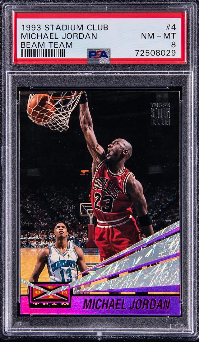 1993 Stadium Club Michael Jordan Beam Team #4 card image