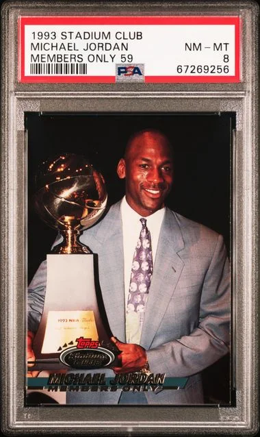 1993 Stadium Club Michael Jordan Members Only #59 card image