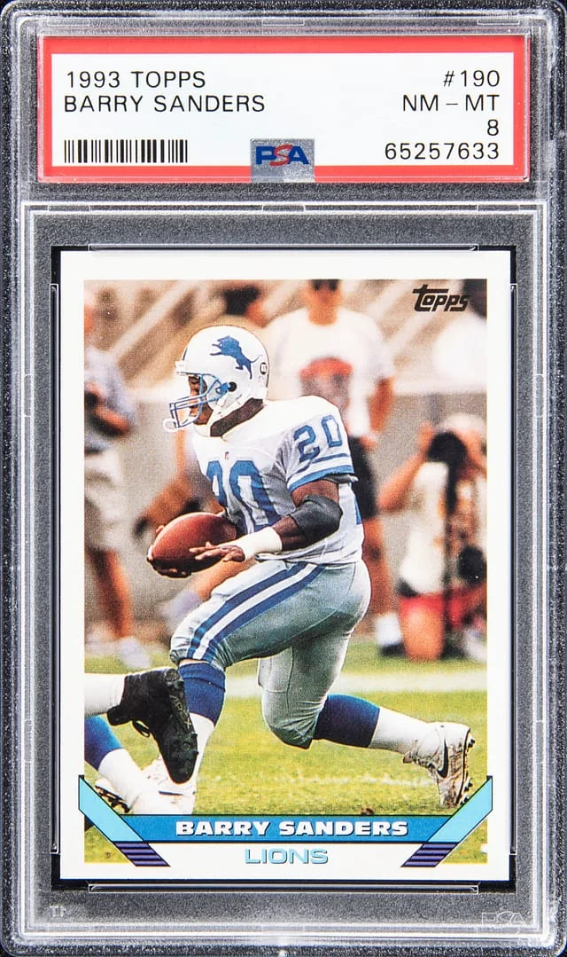 1993 Topps Barry Sanders #190 card image