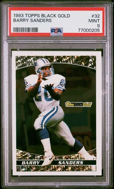 1993 Topps Barry Sanders Black Gold #32 card image