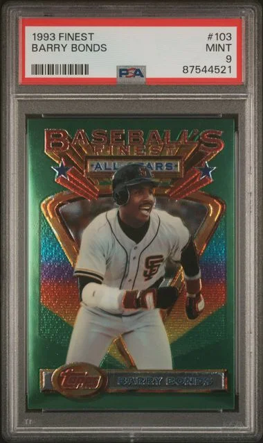 1993 Topps Finest Barry Bonds #103 card image