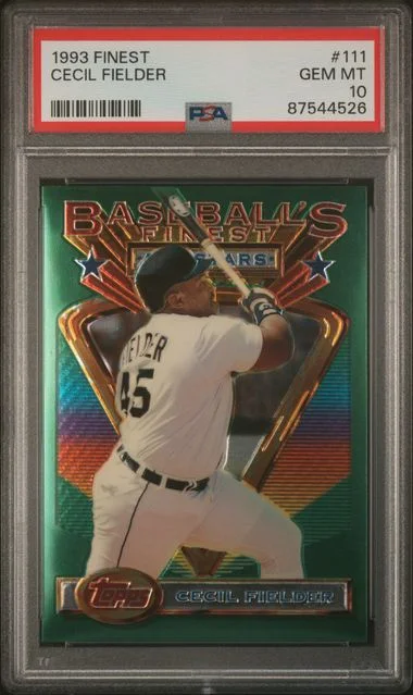 1993 Topps Finest Cecil Fielder #111 card image