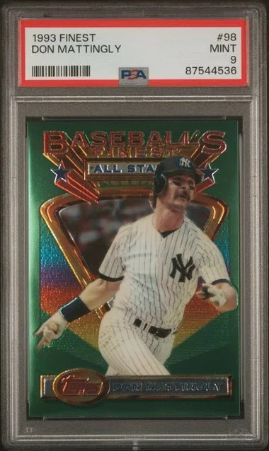 1993 Topps Finest Don Mattingly #98 card image