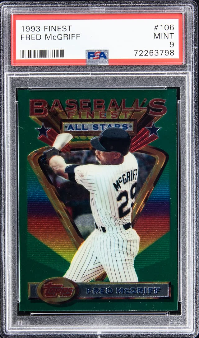 1993 Topps Finest Fred McGriff #106 card image