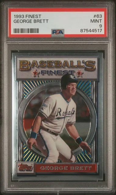 1993 Topps Finest George Brett #63 card image