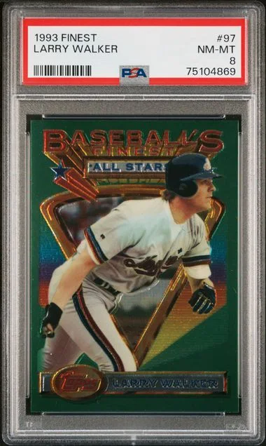 1993 Topps Finest Larry Walker #97 card image