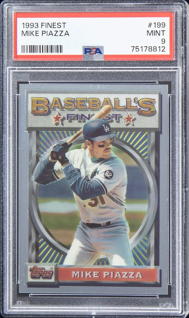 1993 Topps Finest Mike Piazza #199 card image