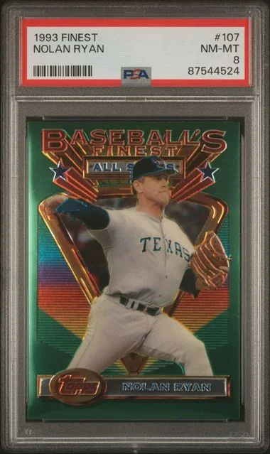 1993 Topps Finest Nolan Ryan #107 card image