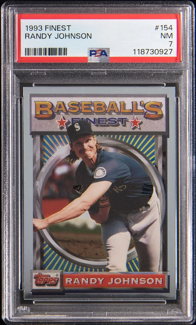 1993 Topps Finest Randy Johnson #154 card image
