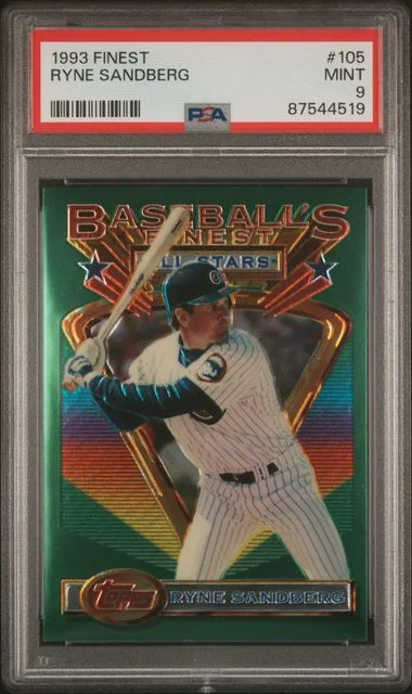 1993 Topps Finest Ryne Sandberg #105 card image