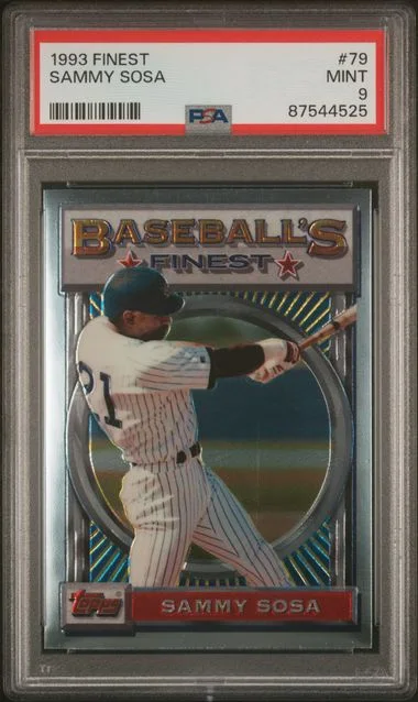 1993 Topps Finest Sammy Sosa #79 card image