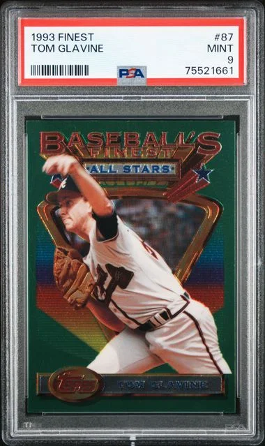 1993 Topps Finest Tom Glavine #87 card image