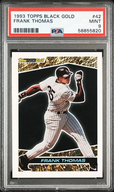 1993 Topps Frank Thomas Black Gold #42 card image