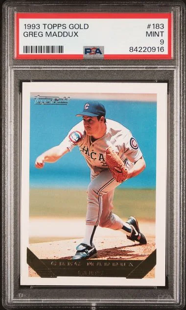 1993 Topps Greg Maddux Gold #183 card image