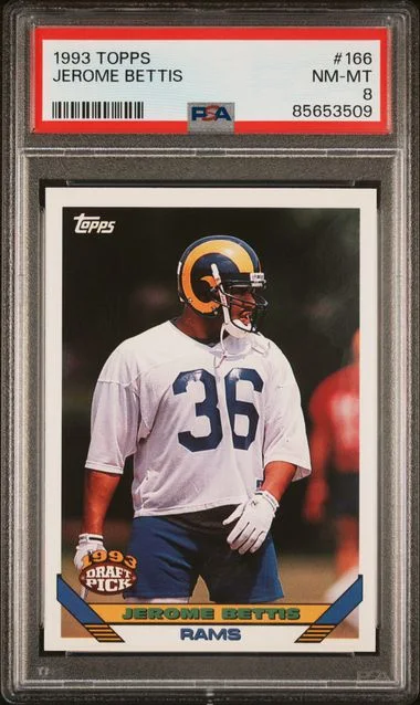 1993 Topps Jerome Bettis #166 card image