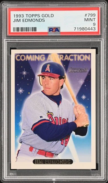 1993 Topps Jim Edmonds Gold #799 card image