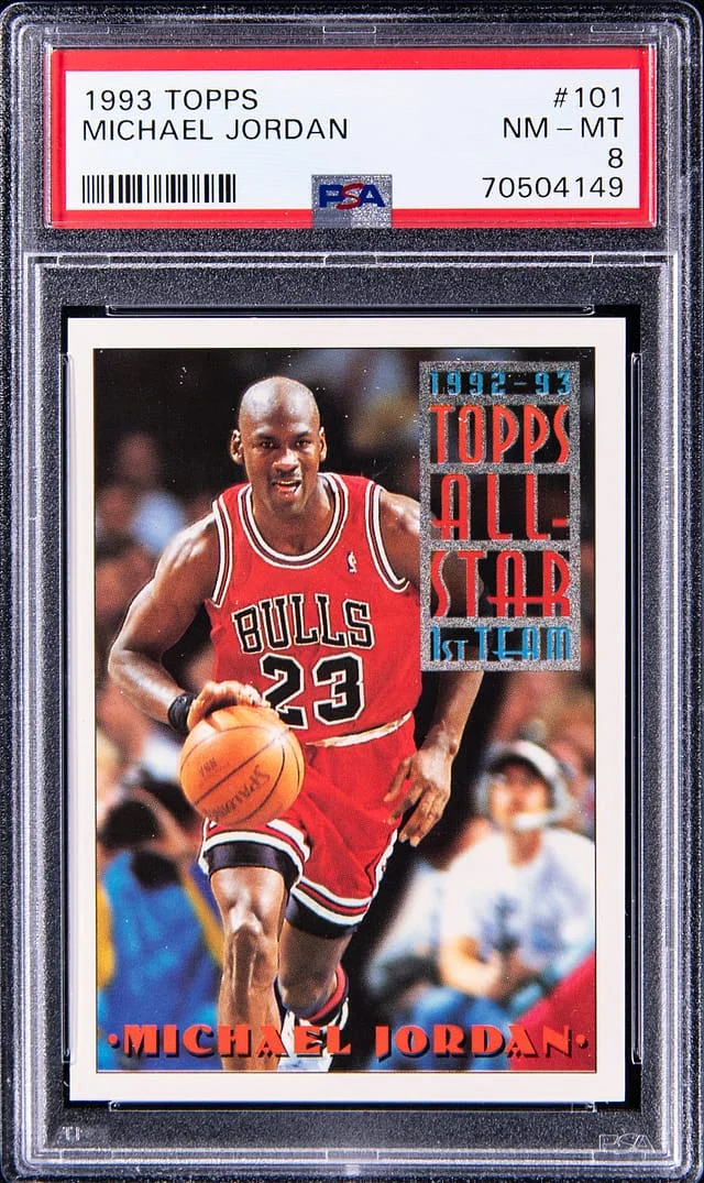 1993 Topps Michael Jordan #101 card image