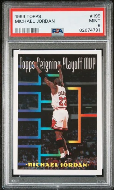 1993 Topps Michael Jordan #199 card image