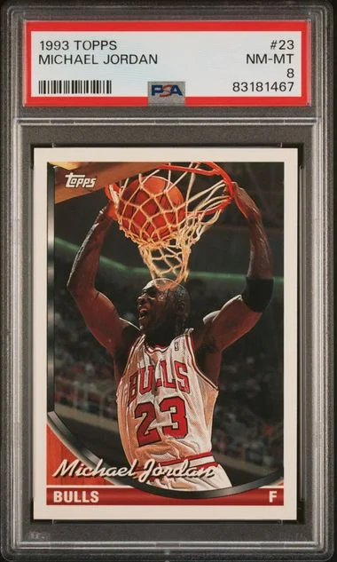 1993 Topps Michael Jordan Gold #23 card image