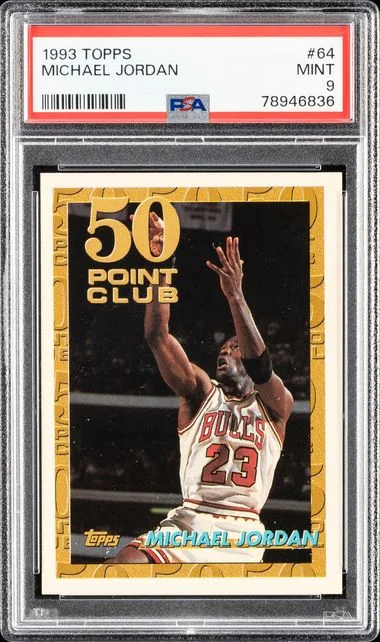 1993 Topps Michael Jordan #64 card image