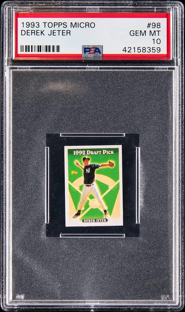 1993 Topps Micro Derek Jeter #98 card image