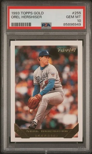 1993 Topps Orel Hershiser Gold #255 card image