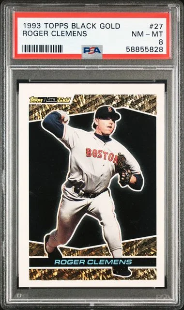1993 Topps Roger Clemens Black Gold #27 card image
