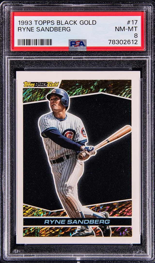 1993 Topps Ryne Sandberg Black Gold #17 card image