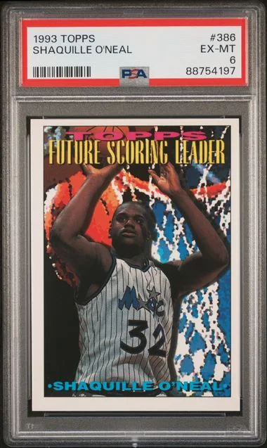 1993 Topps Shaquille O'Neal #386 card image