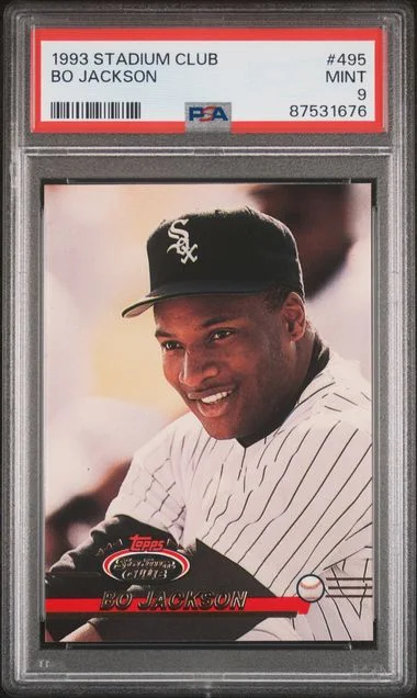 1993 Topps Stadium Club Bo Jackson #495 card image