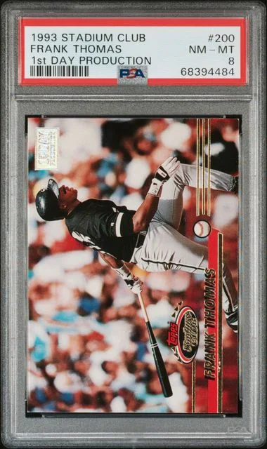 1993 Topps Stadium Club Frank Thomas 1st Day Production #200 card image