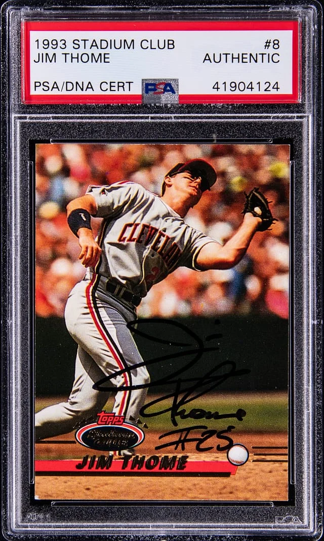 1993 Topps Stadium Club Jim Thome #8 card image