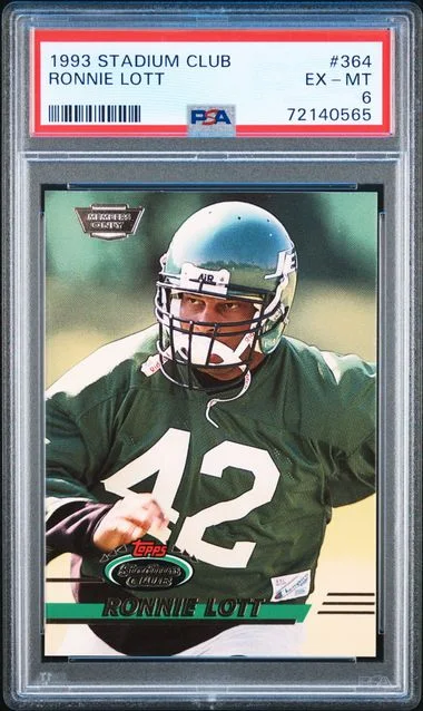 1993 Topps Stadium Club Ronnie Lott #364 card image