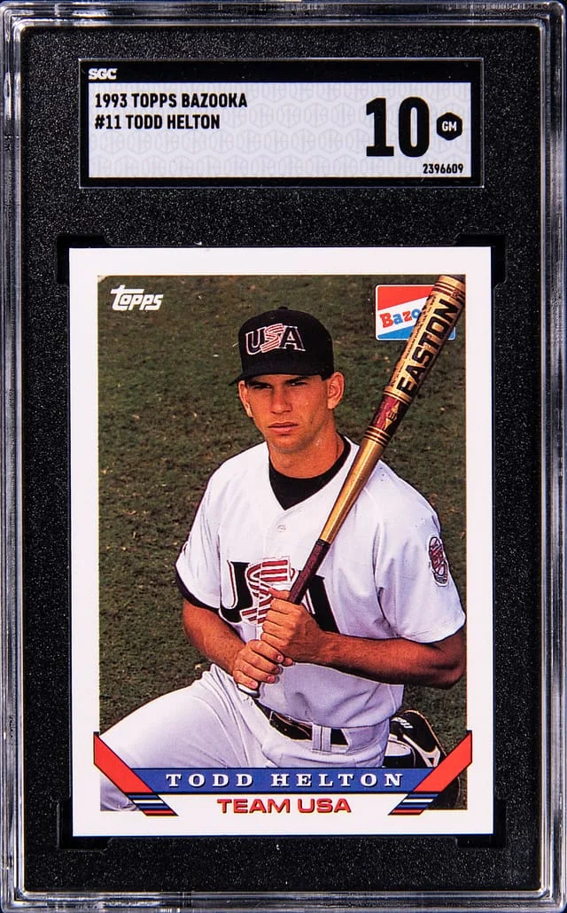 1993 Topps Todd Helton Bazooka #11 card image