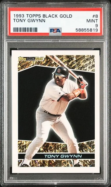 1993 Topps Tony Gwynn Black Gold #8 card image