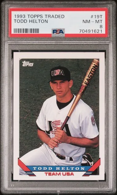 1993 Topps Traded Todd Helton #19T card image