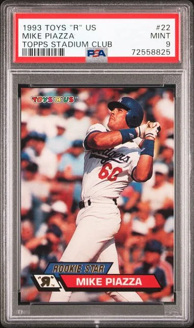 1993 Toys R Us Topps Stadium Club Mike Piazza #22 card image