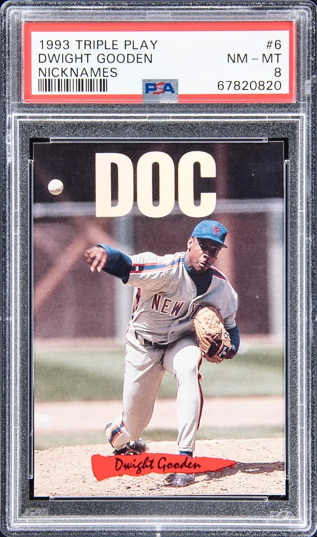 1993 Triple Play Nicknames Dwight Gooden #6 card image