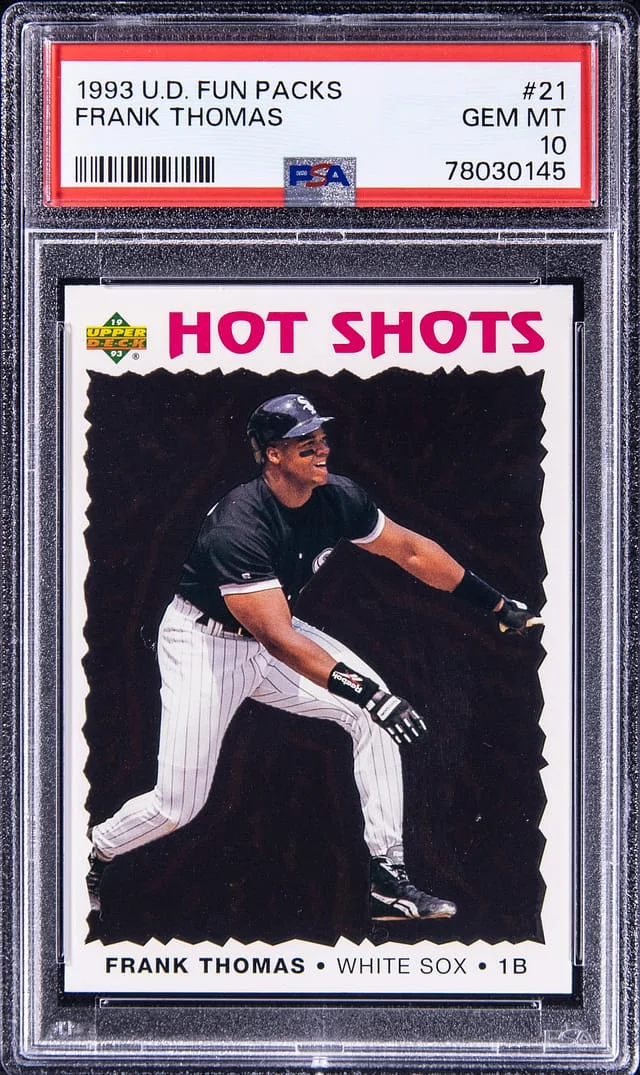 1993 U.D Fun Packs Frank Thomas #21 card image