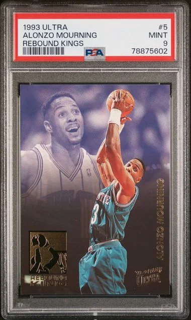 1993 Ultra Alonzo Mourning Rebound Kings #5 card image