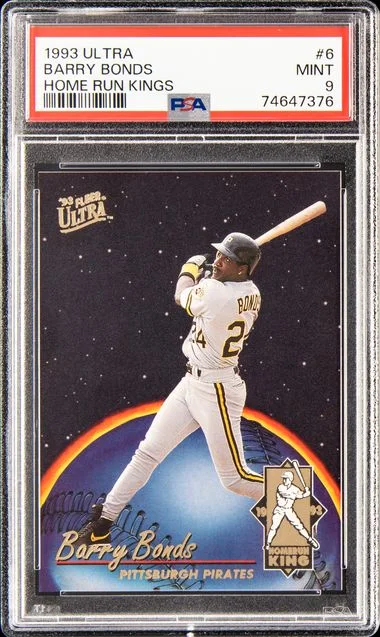 1993 Ultra Barry Bonds Home Run Kings #6 card image